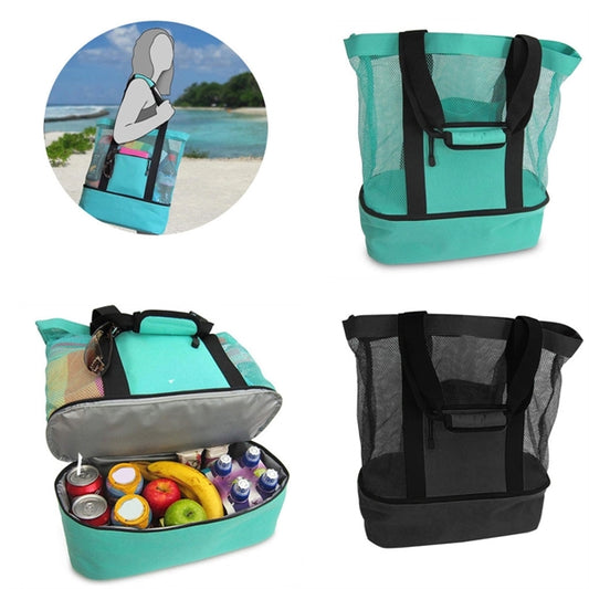 Mesh Beach Tote Cooler Bag