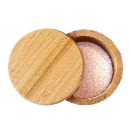 Bamboo Salt Box with Magnetic Swivel Lid