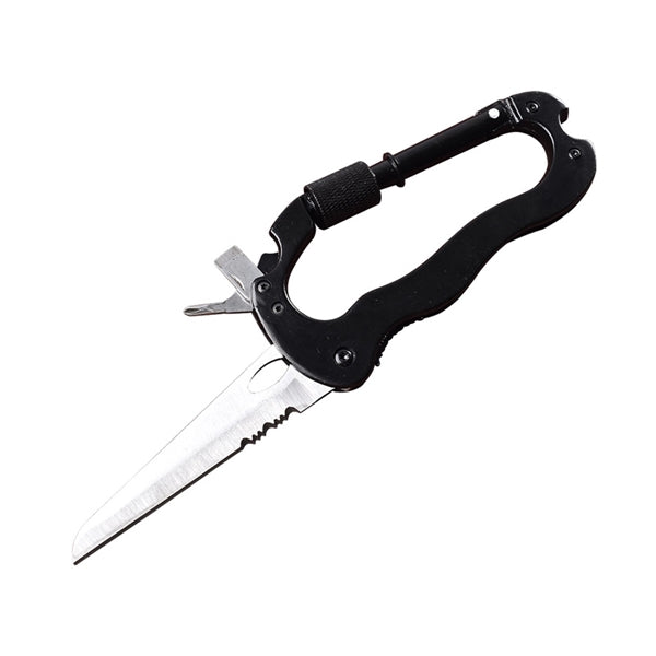 Foldable 4 in 1 Multi-tool Carabiner Pocket Knife