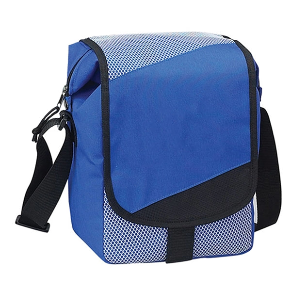 Compact Can Cooler Bag w/ Pockets & Shoulder Strap
