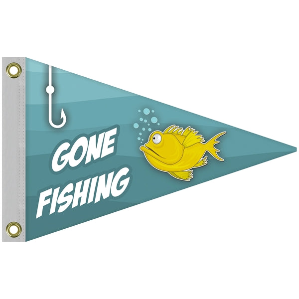 12" x 18" Single Reverse Knitted Polyester Pennant Boat Flag