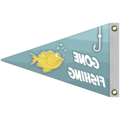 12" x 18" Single Reverse Knitted Polyester Pennant Boat Flag