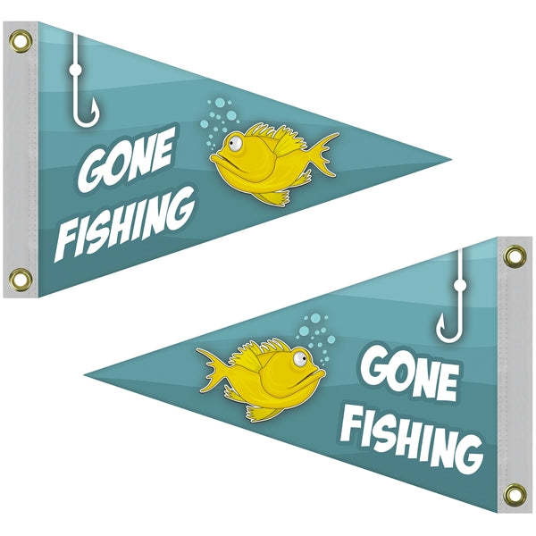12" x 18" Double Sided Knitted Polyester Pennant Boat Flag