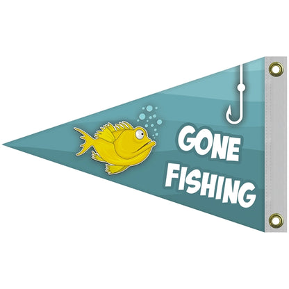 12" x 18" Double Sided Knitted Polyester Pennant Boat Flag