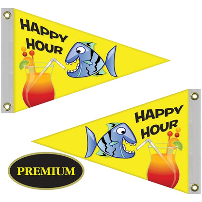 16" x 24" Double Sided Knitted Polyester Pennant Boat Flag