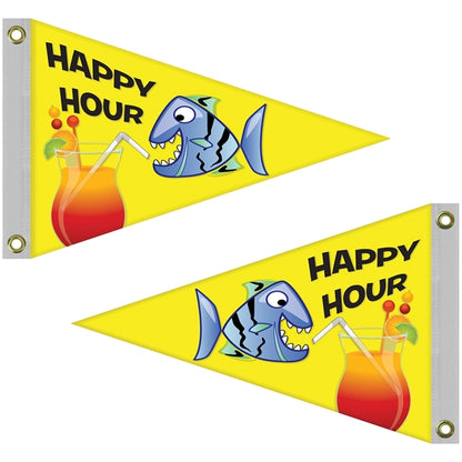 16" x 24" Double Sided Knitted Polyester Pennant Boat Flag