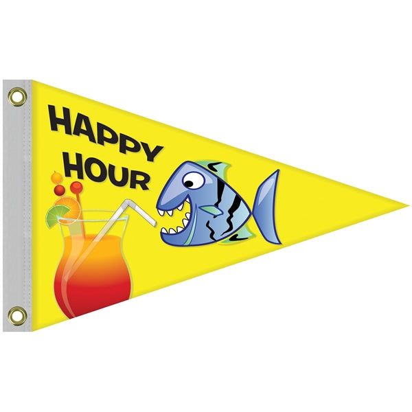 16" x 24" Double Sided Knitted Polyester Pennant Boat Flag