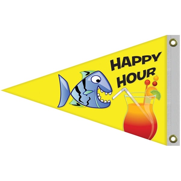 16" x 24" Double Sided Knitted Polyester Pennant Boat Flag