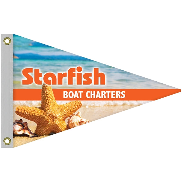 24" x 36" Single Reverse Knitted Polyester Pennant Boat Flag