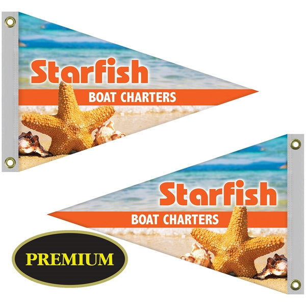 24" x 36" Double Sided Knitted Polyester Pennant Boat Flag