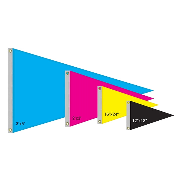 24" x 36" Double Sided Knitted Polyester Pennant Boat Flag