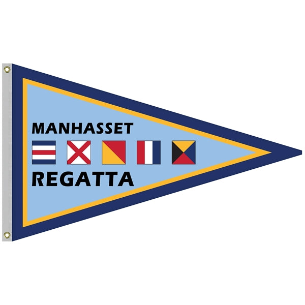 36" x 60" Single Reverse Knitted Polyester Pennant Boat Flag