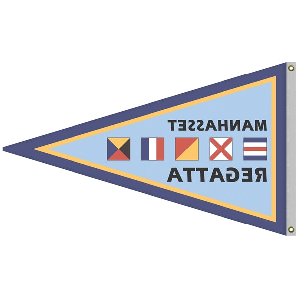 36" x 60" Single Reverse Knitted Polyester Pennant Boat Flag