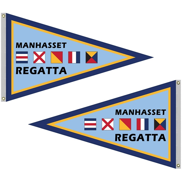 36" x 60" Double Sided Knitted Polyester Pennant Boat Flag