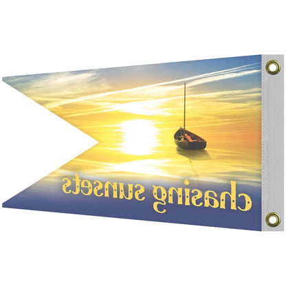 12" x 18" Single Reverse Knitted Polyester Swallowtail  Flag