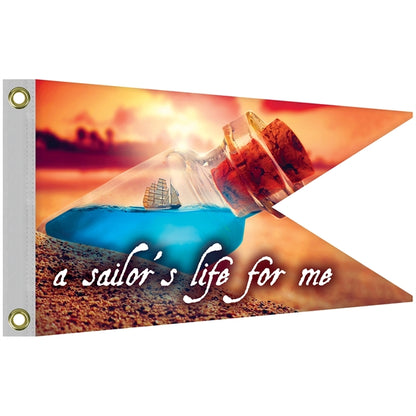 12" x 18" Single Reverse Knitted Polyester Swallowtail  Flag