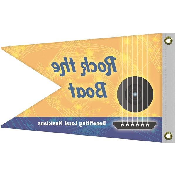 16" x 24" Single Reverse Knitted Polyester Swallowtail  Flag