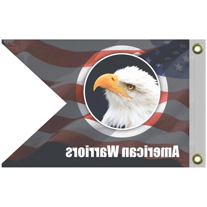 12" x 18" Single Reverse Knitted Polyester Guidon Boat Flag