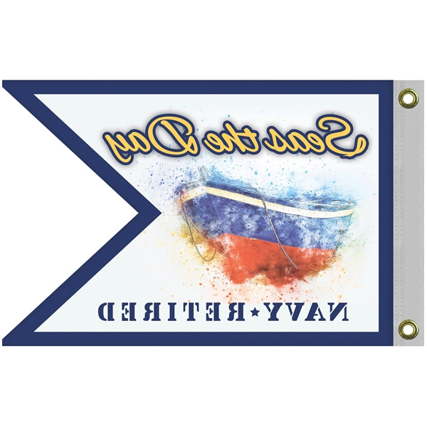 16" x 24" Single Reverse Knitted Polyester Guidon Boat Flag