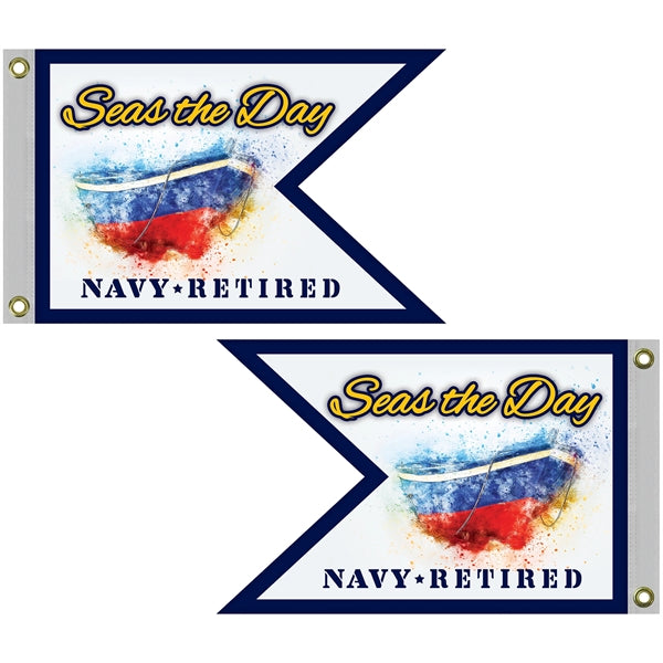 16" x 24" Double Sided Knitted Polyester Guidon Boat Flag