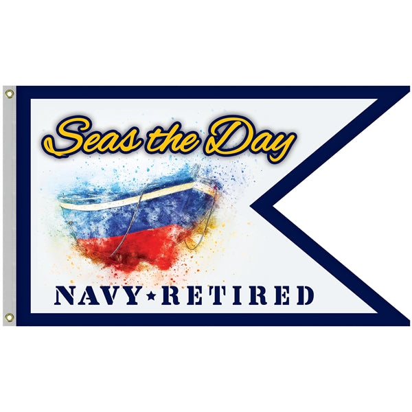 36" x 60" Single Reverse Knitted Polyester Guidon Boat Flag