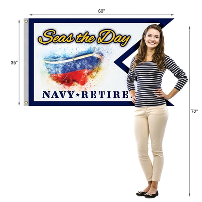 36" x 60" Double Sided Knitted Polyester Guidon Boat Flag