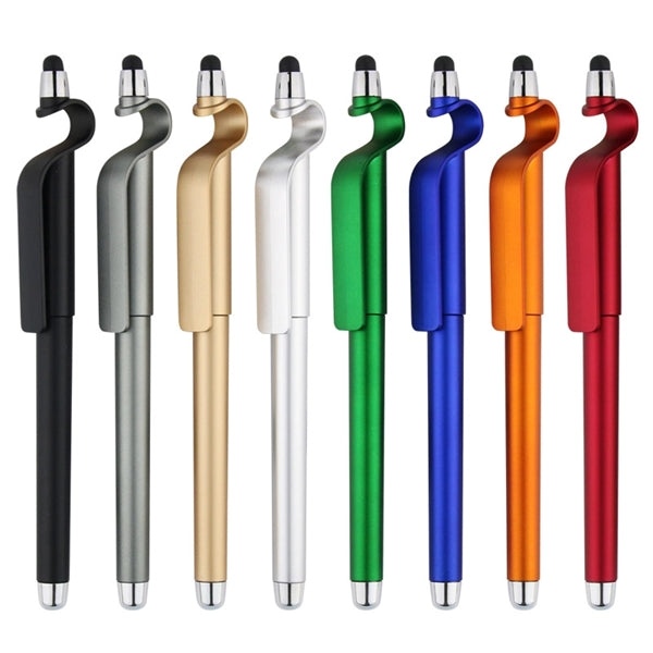 Multi-function mobile phone stand pen