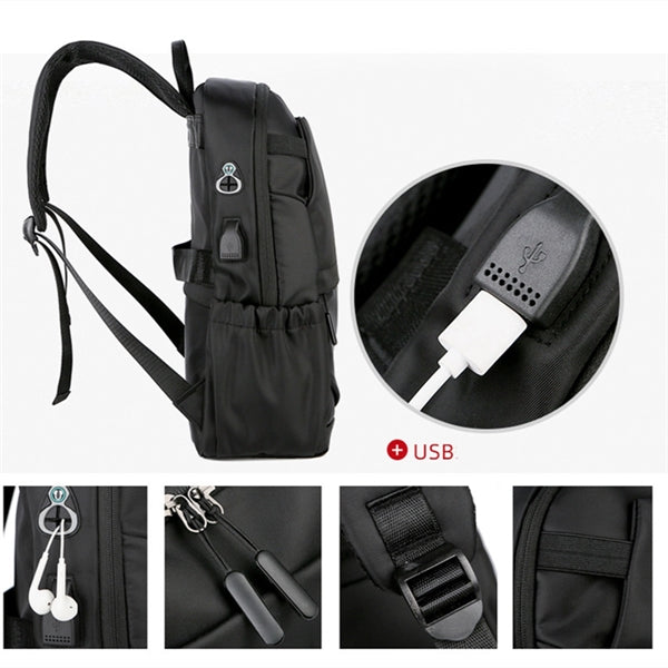 Laptop Backpack With Charging Cable