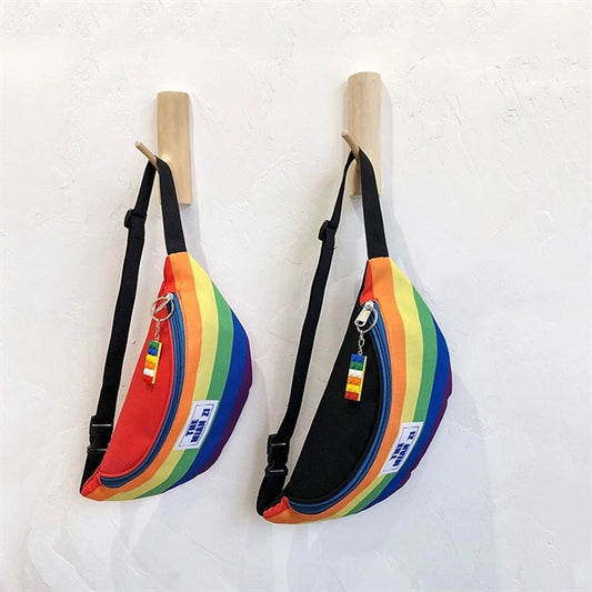 Festival Fanny Pack Rainbow Waist Bag
