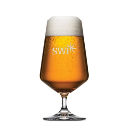 Breckland Beer Glass - Deep Etch