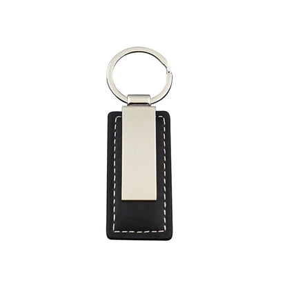 Metal Leather Keychain