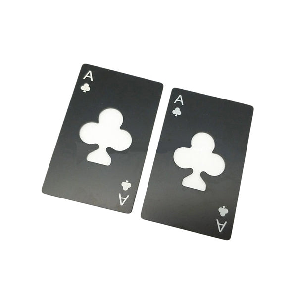 Poker Shaped Playing Card Bottle Openers