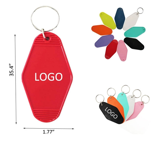 Vintage Key Tag Hotel Motel Keychain
