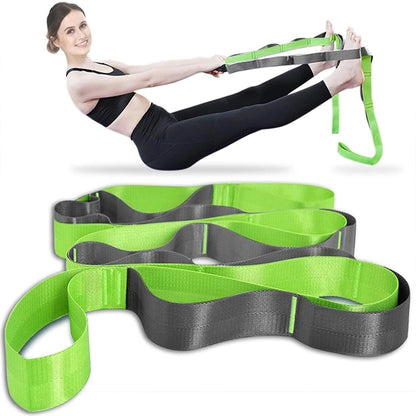 Yoga Strap with Multiple Grip Loops