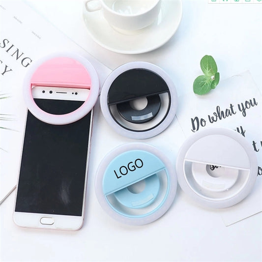 Phone Selfie  LED Ring Fill Light Recharging