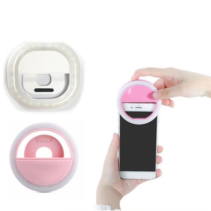Phone Selfie  LED Ring Fill Light Recharging