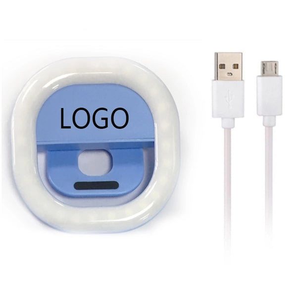 Phone Selfie  LED Ring Fill Light Recharging