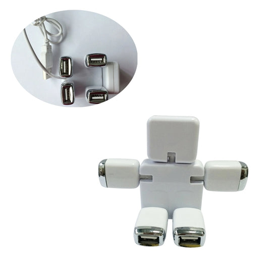 2.0 4 Port Robot Man Shape Human USB Hub
