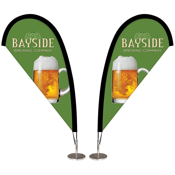 Double Sided Desktop Teardrop Banner