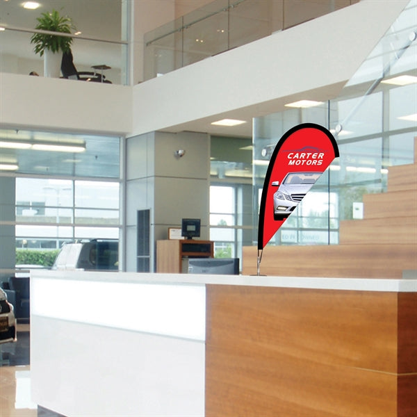 Double Sided Desktop Teardrop Banner