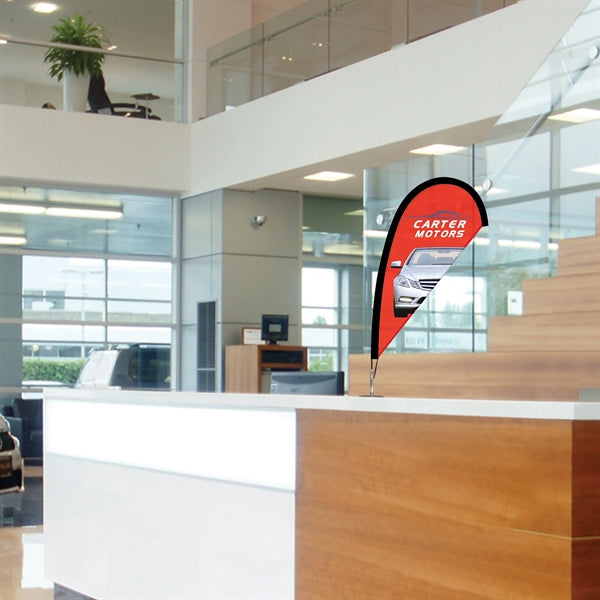 Desktop Teardrop Banner
