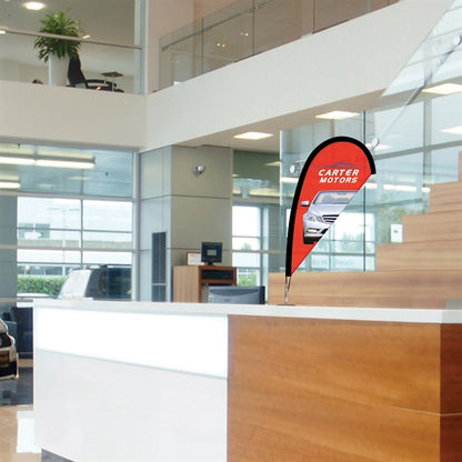 Desktop Teardrop Banner