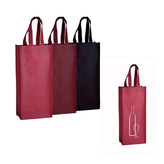 Non-woven Single Wine Tote Bag