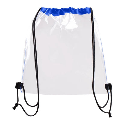 Vinyl Clear Waterproof Stadium Drawstring Gym&Sport Backpack