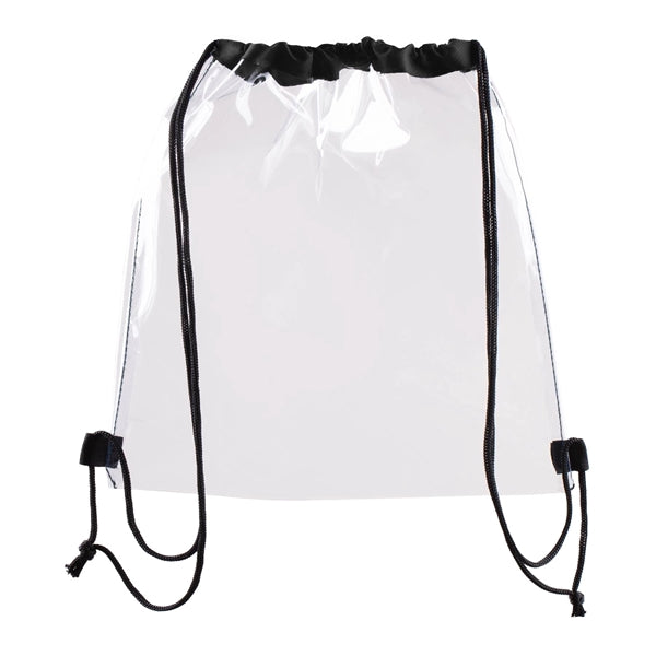 Vinyl Clear Waterproof Stadium Drawstring Gym&Sport Backpack