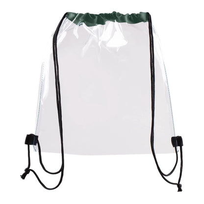 Vinyl Clear Waterproof Stadium Drawstring Gym&Sport Backpack