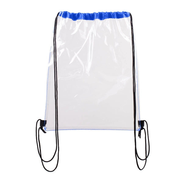 Vinyl Clear Waterproof Stadium Drawstring Gym&Sport Backpack