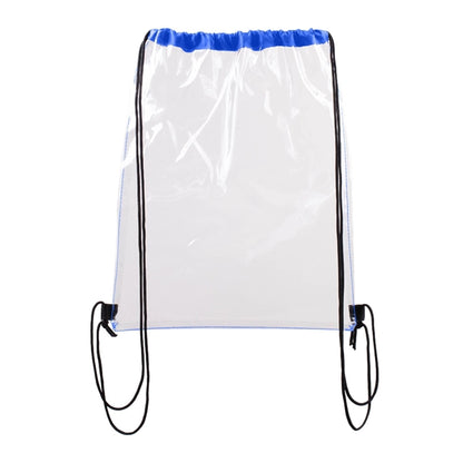 Vinyl Clear Waterproof Stadium Drawstring Gym&Sport Backpack