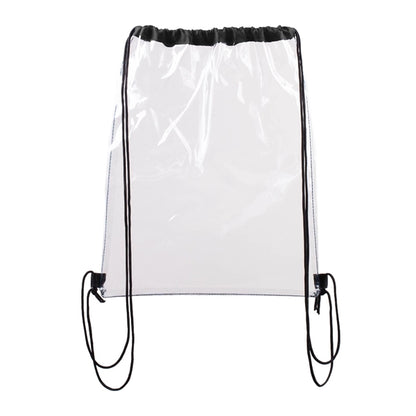 Vinyl Clear Waterproof Stadium Drawstring Gym&Sport Backpack