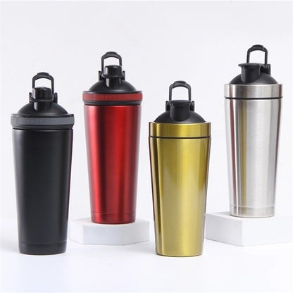 Stainless Steel Shaker Protein Mixing Bottle